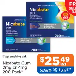 Good Price Pharmacy Nicabate Gum offer