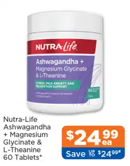 Good Price Pharmacy Nutra-Life Ashwagandha + Magnesium Glycinate & L-Theanine offer