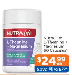 Good Price Pharmacy Nutra-Life L-Theanine + Magnesium offer