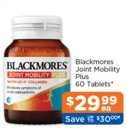Good Price Pharmacy Blackmores Joint Mobility Plus offer