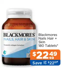 Good Price Pharmacy Blackmores Nails Hair + Skin offer