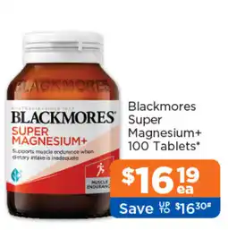 Good Price Pharmacy Blackmores Super Magnesium+ offer