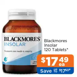 Good Price Pharmacy Blackmores Insolar offer
