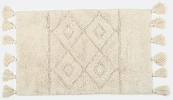 Kmart Cream Tassel Bath Mat offer