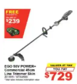 Total Tools Ego 56V Power+ Commercial 45cm Line Trimmer Skin offer