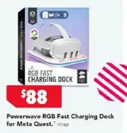 Harvey Norman Powerwave RGB Fast Charging Dock for Meta Quest offer