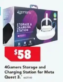 Harvey Norman 4Gamers Storage and Charging Station for Meta Quest 3. offer