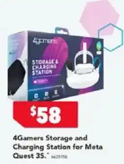 Harvey Norman 4Gamers Storage and Charging Station for Meta Quest 3S offer