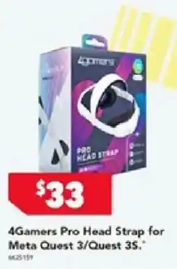 Harvey Norman 4Gamers Pro Head Strap for Meta Quest 3/Quest 3S. offer