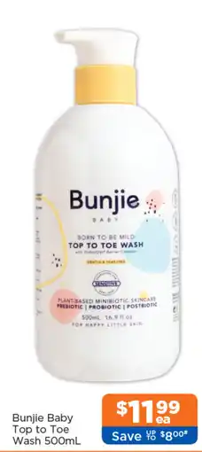 Good Price Pharmacy Bunjie Baby Top to Toe Wash offer