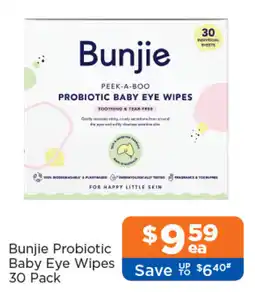 Good Price Pharmacy Bunjie Probiotic Baby Eye Wipes offer