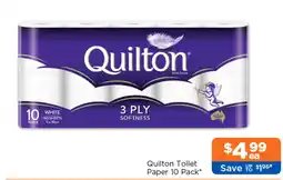Good Price Pharmacy Quilton Toilet Paper 10 Pack offer