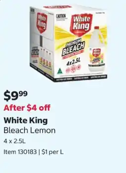 Costco White King Bleach Lemon offer