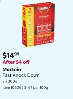 Costco Mortein Fast Knock Down offer