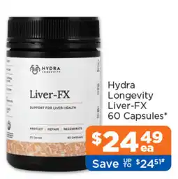 Good Price Pharmacy Hydra Longevity Liver-FX offer