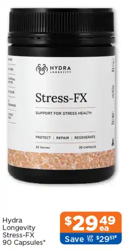 Good Price Pharmacy Hydra Longevity Stress-FX offer