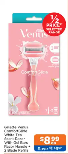 Good Price Pharmacy Gillette Venus ComfortGlide White Tea Scent Razor offer