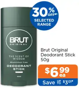 Good Price Pharmacy Brut Original Deodorant Stick offer