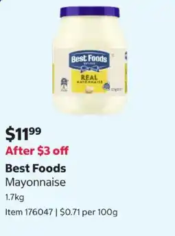 Costco Best Foods Mayonnaise offer