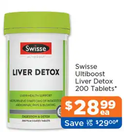 Good Price Pharmacy Swisse Ultiboot Liver Detox offer