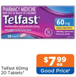 Good Price Pharmacy Telfast 60mg offer