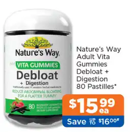 Good Price Pharmacy Nature's Way Adult Vita Gummies Debloat + Digestion offer