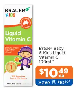 Good Price Pharmacy Brauer Kids Liquid Vitamin C offer