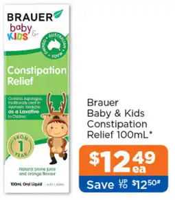 Good Price Pharmacy Brauer Baby & Kids Constipation Relief offer