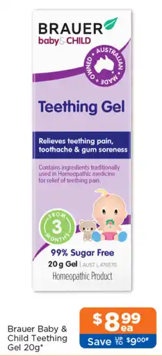 Good Price Pharmacy Brauer Baby & Child Teething Gel offer