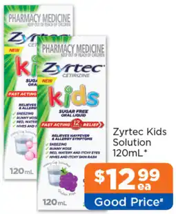 Good Price Pharmacy Zyrtec Kids Solution offer