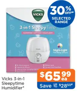 Good Price Pharmacy Vicks 3-in-1 Sleepytime Humidifier offer