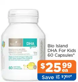 Good Price Pharmacy Bio Island DHA For Kids offer