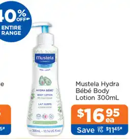 Good Price Pharmacy Mustela Hydra Bébé Body Lotion offer
