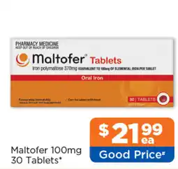 Good Price Pharmacy Maltofer 100mg offer
