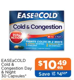 Good Price Pharmacy EASEaCOLD Cold & Congestion Day & Night offer