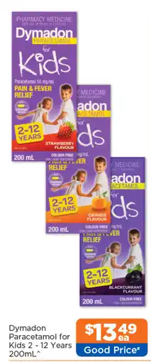 Good Price Pharmacy Dymadon Paracetamol for Kids offer
