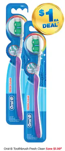 Good Price Pharmacy Oral-B Toothbrush Fresh Clean offer