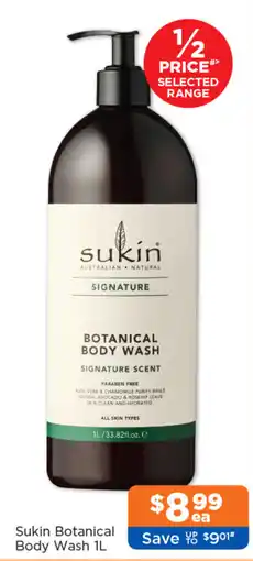 Good Price Pharmacy Sukin Botanical Body Wash offer