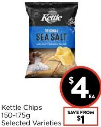 Foodworks Kettle Chips 150-175g offer