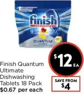 Finish Quantum Ultimate Dishwashing Tablets