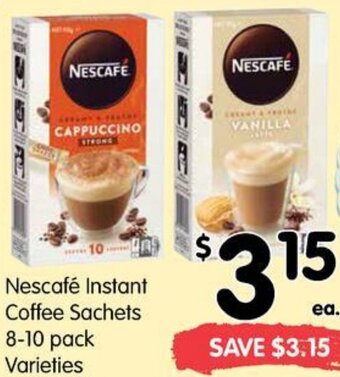 Spar Nescafé Instant Coffee Sachets offer