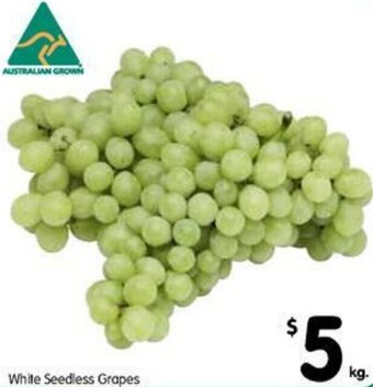 Spar White Seedless Grapes offer