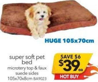 Cheap as Chips Super Soft Pet Bed offer