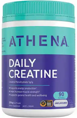 healthylife Athena Daily Creatine Unflavoured offer