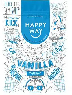 healthylife Happy Way Whey Protein Powder Vanilla offer