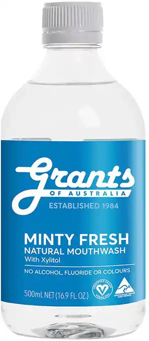 Grants Natural Minty Fresh Mouthwash With Xylitol