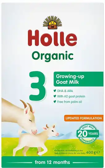 Holle Organic Goat Milk Toddler Formula 3 with DHA