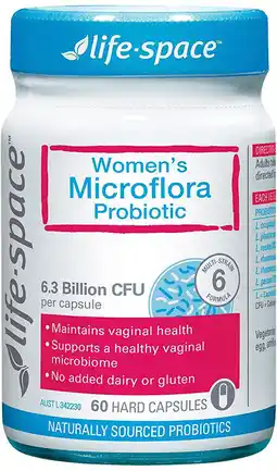 healthylife Life-Space Womens Microflora Probiotic 60 Capsules offer