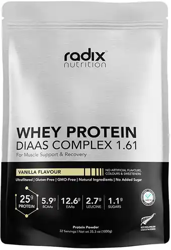 Radix Whey Protein Powder Vanilla