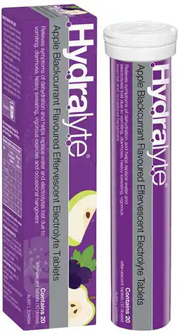 healthylife Hydralyte Effervescent Electrolyte Tablets Apple Blackcurrant offer